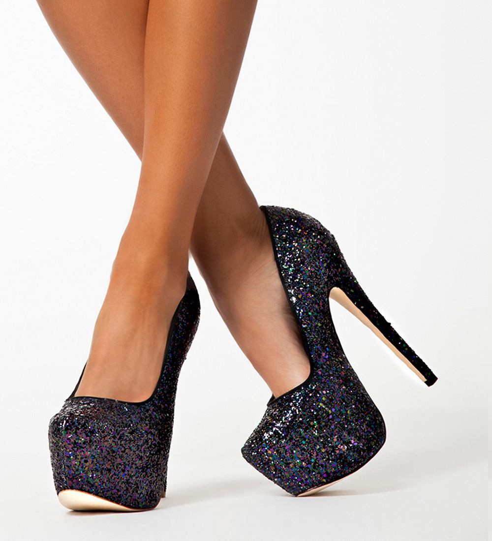 Glitter Platform Heels - Afbeelding 3